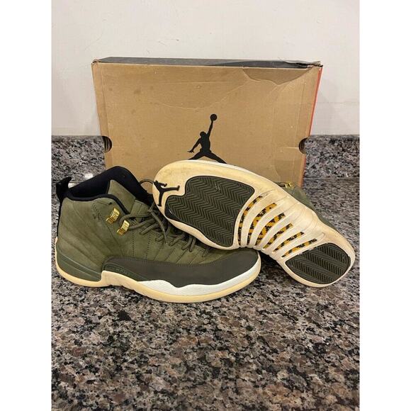 Men\'s Size 10.5 Nike Jordan 12 Retro Green With Box SPB-JB 335039 main image 6
